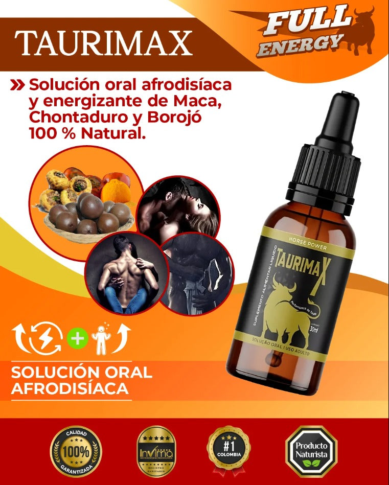 MaxVigor+ Taurimax Potencializador Sexual